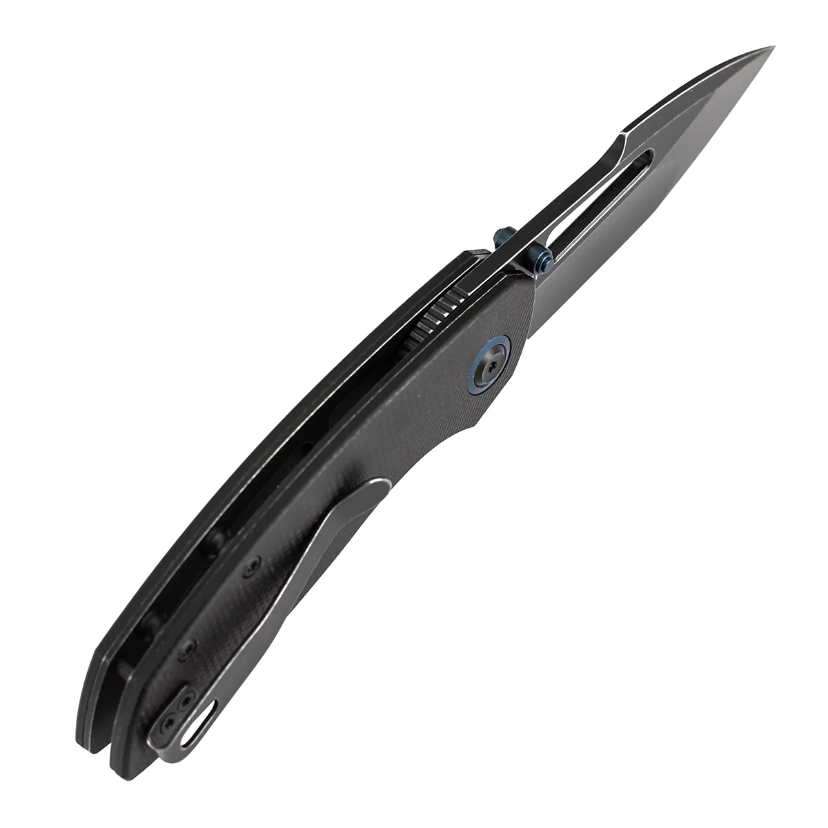 Tenable Link Folding Knife | 3.0" Blackwash 14C28N Blade | Black Micarta Handle| Triple Stripe Knives Design | B1068A4 - Image 5