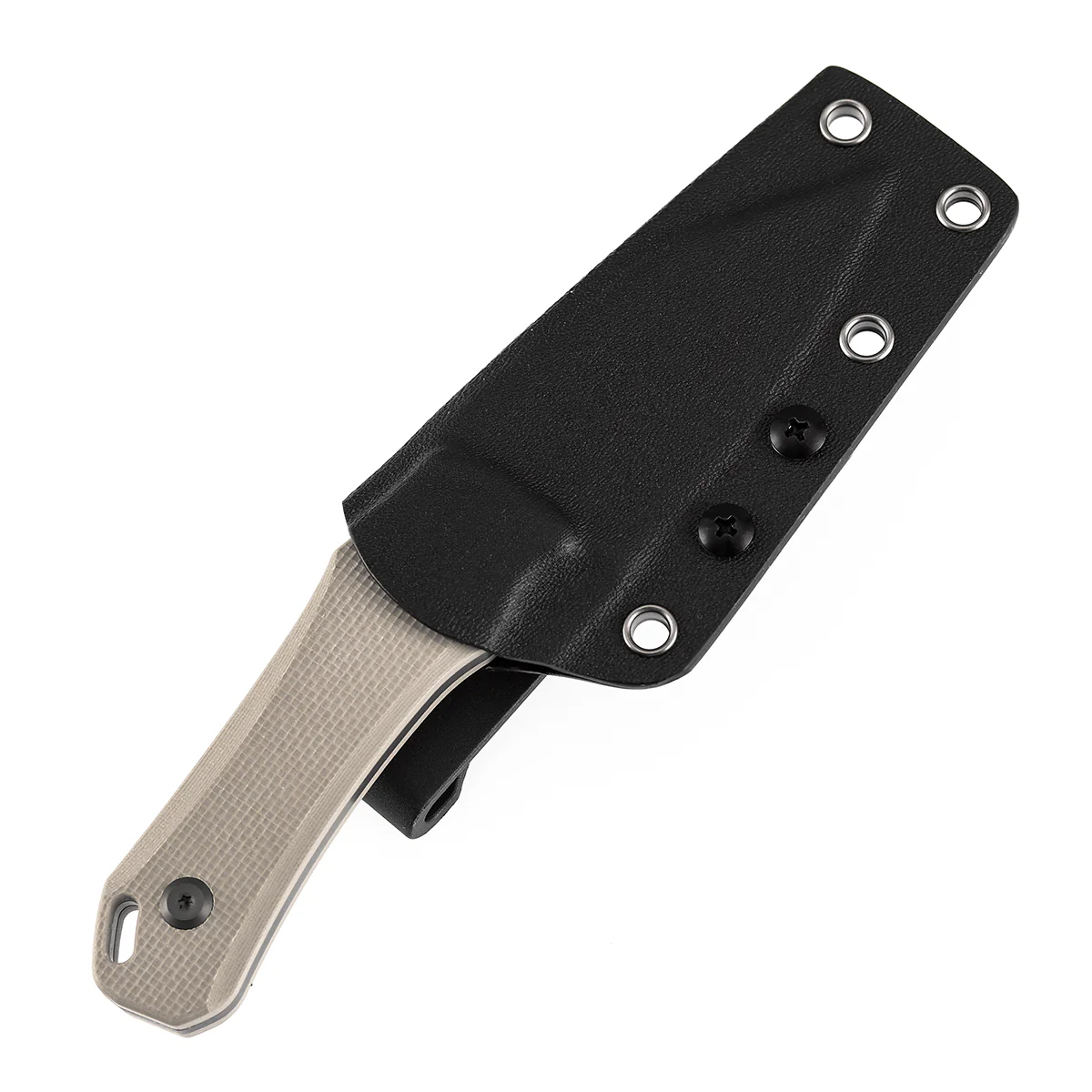 Tenable Loki Fixed Blade Knife |2.99" Gray TiCn Coated D2 Blade | Light Sand G10 Handle | Steven Dunnuck Design | G1058A1 - Image 3