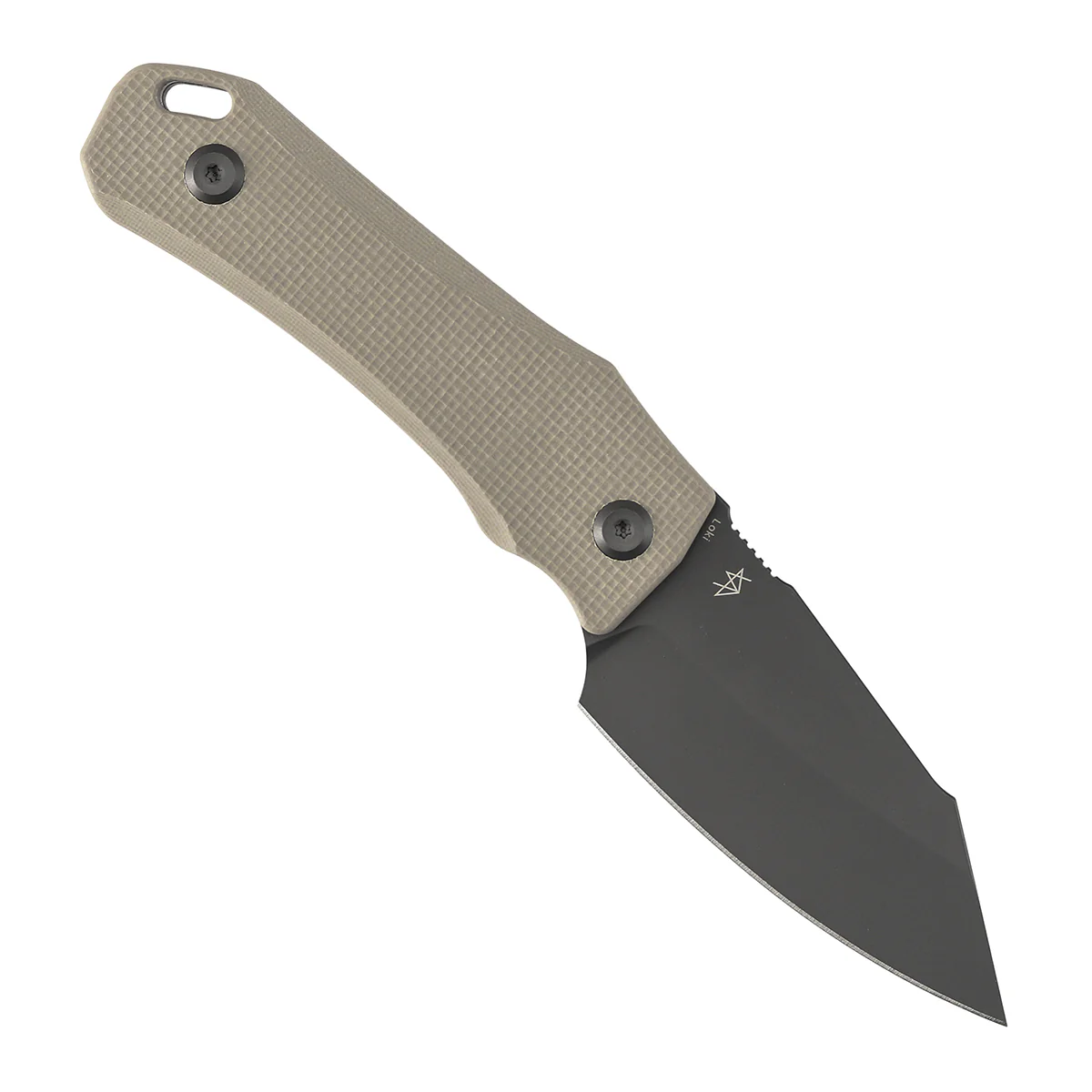 Tenable Loki Fixed Blade Knife |2.99" Gray TiCn Coated D2 Blade | Light Sand G10 Handle | Steven Dunnuck Design | G1058A1 - Image 5
