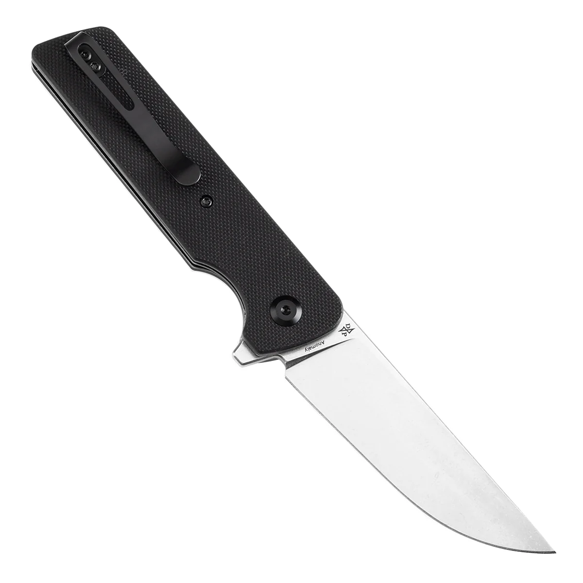 Tenable Anomaly Folding Knife Black G10 Handle (3.14'' Stonewashed Nitro-V Blade) Pinkerton Knives Design-T2038A1 - Image 3