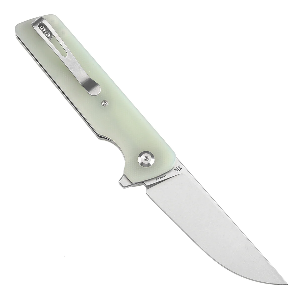 Tenable Anomaly Folding Knife Jade G10 Handle (3.14'' Stonewashed Nitro-V Blade) Pinkerton Knives Design-T2038A4 - Image 3