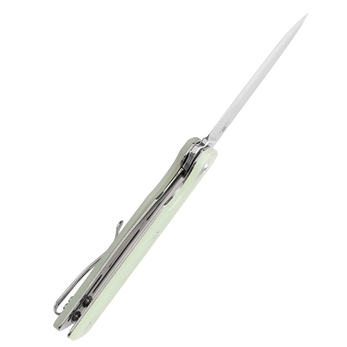 Tenable Anomaly Folding Knife Jade G10 Handle (3.14'' Stonewashed Nitro-V Blade) Pinkerton Knives Design-T2038A4 - Image 5