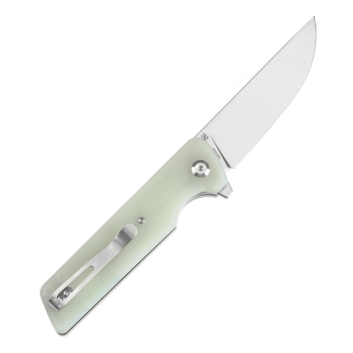 Tenable Anomaly Folding Knife Jade G10 Handle (3.14'' Stonewashed Nitro-V Blade) Pinkerton Knives Design-T2038A4 - Image 9