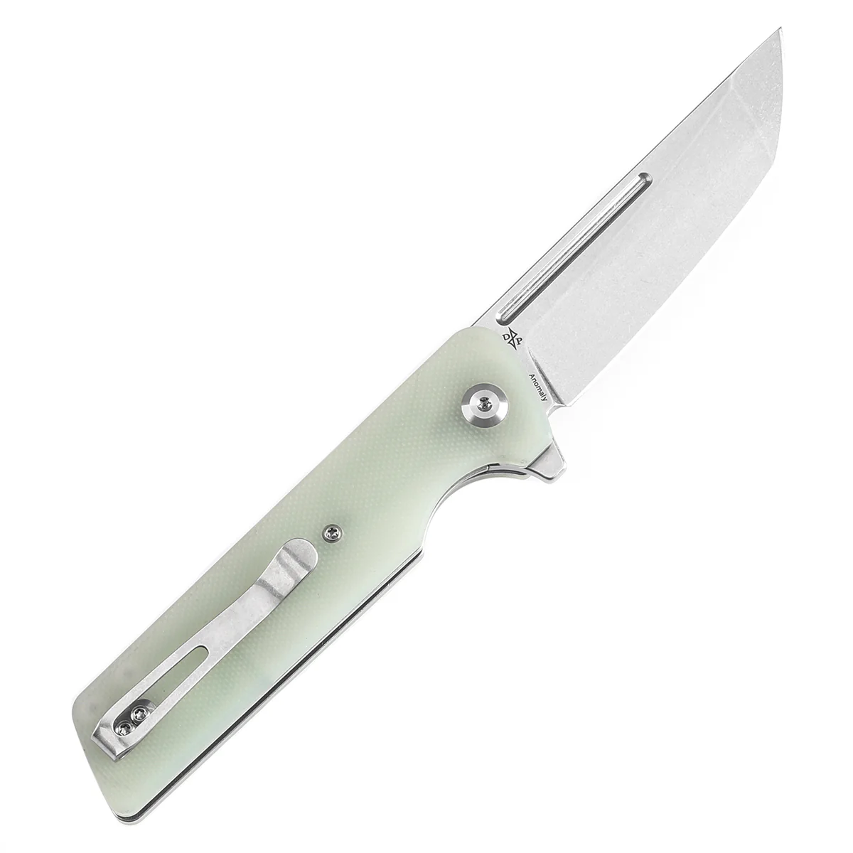 Tenable Anomaly Folding Knife Jade G10 Handle (3.14'' Stonewashed Nitro-V Tanto Blade) Pinkerton Knives Design-T2038T4 - Image 9