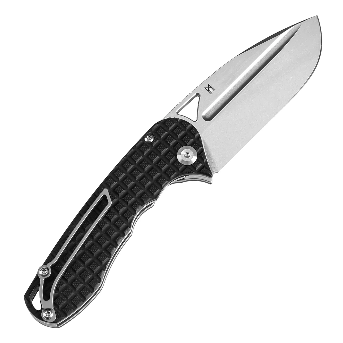 Tenable Bömbur Folding Knife Black G10 with Frag Pattern Handle (3.53'' Stonewashed D2 Blade) Midgards Messer Design--T1054A1 - Image 9