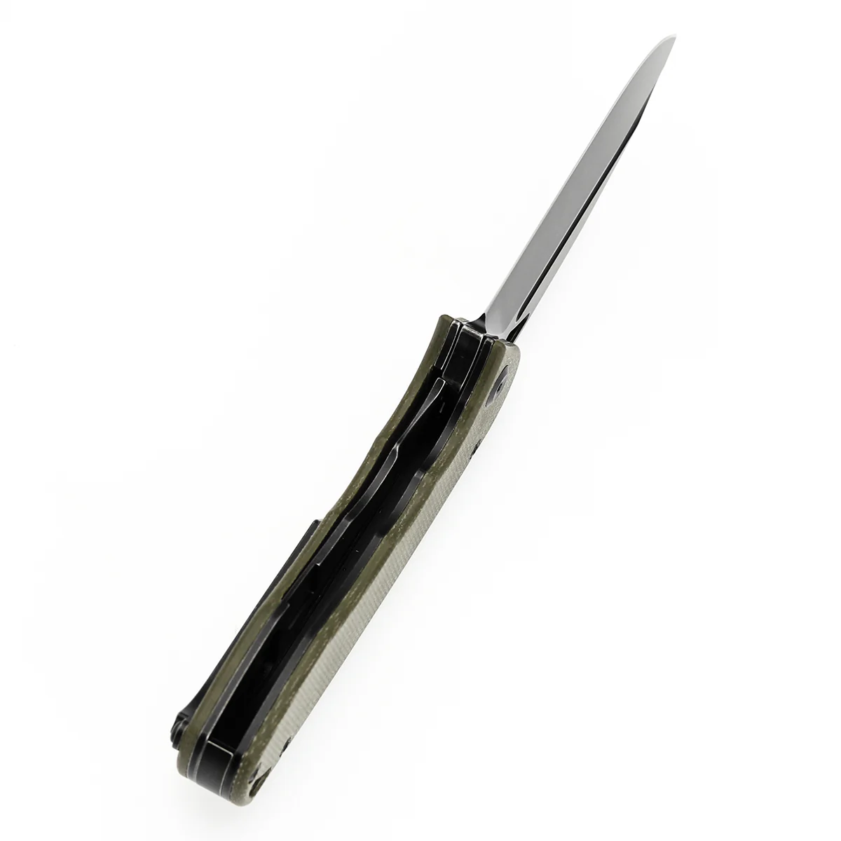 Tenable Bömbur Folding Knife Green Micarta Handle (3.53'' Blackwash D2 Blade) Midgards Messer Design--T1054A4 - Image 4