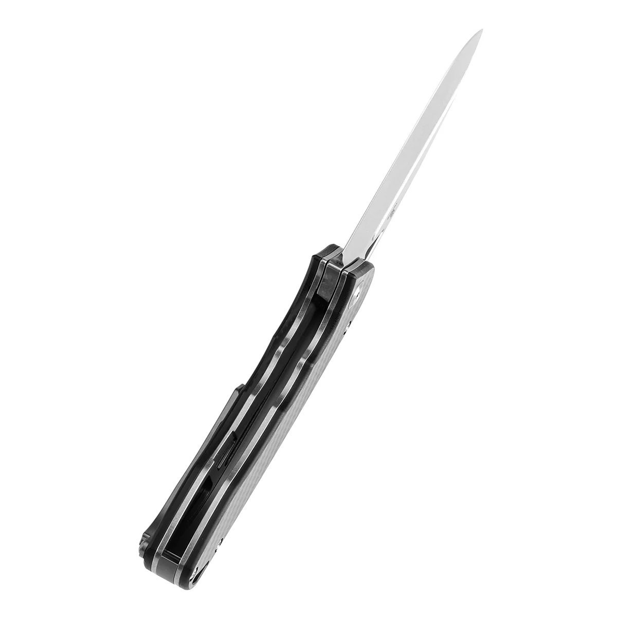 Tenable Bömbur Folding Knife Twill Carbon Fiber Handle (3.53'' Stonewashed D2 Blade) Midgards Messer Design--T1054A3 - Image 4