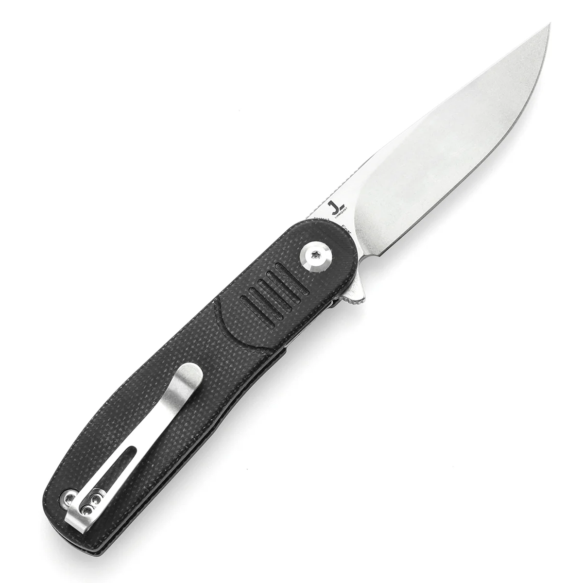 Tenable Einar Folding Knife Black Micarta Handle (3.13'' Stonewashed Nitro-V Blade) Justin Lundquist Design-T2072A3 - Image 8