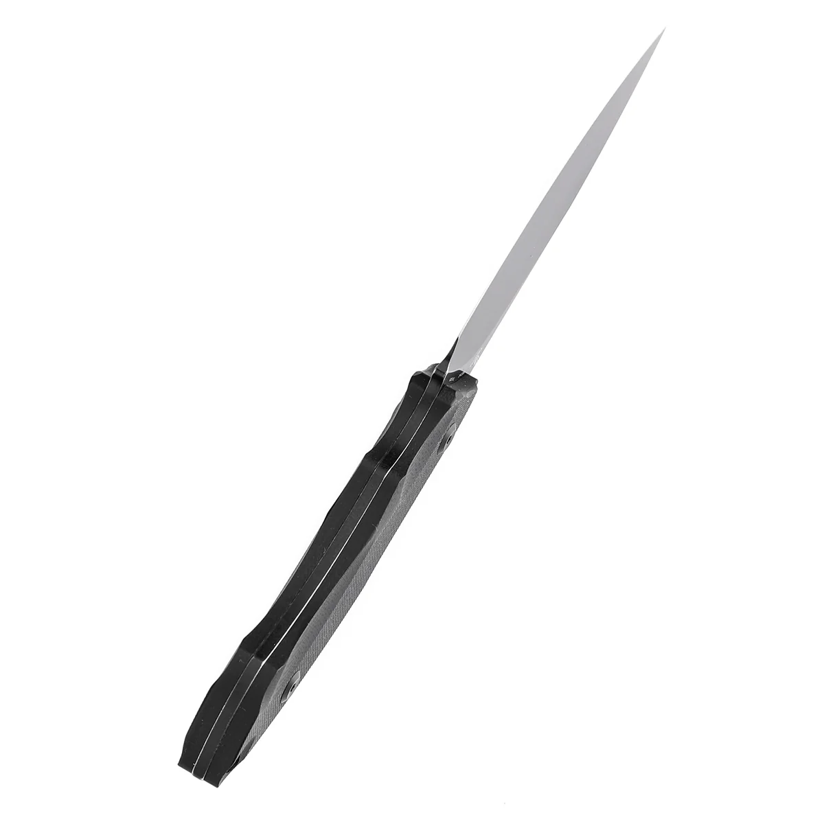 Tenable Luccio Fixed Blade Knife with Black G10 Handle (3.81" Blackwash 14C28N Blade) - Bolt Vision Design - G007A2 - Image 3