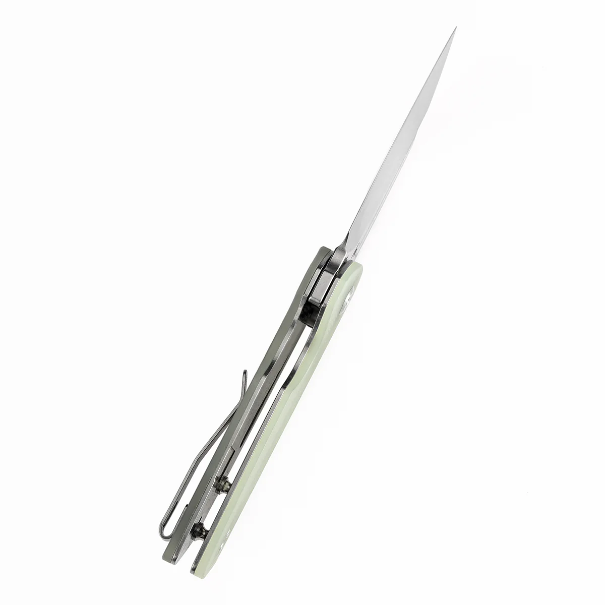 Tenable Rafe L Folding Knife Jade G10 Handle (3.19" Stonewashed 14C28N Blade) 4T5 Design--T1048A2 - Image 4