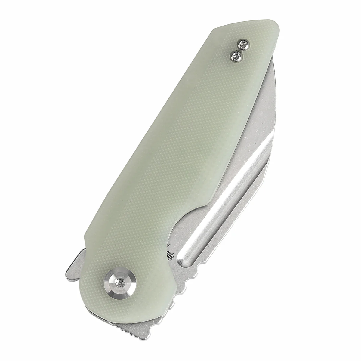 Tenable Rafe L Folding Knife Jade G10 Handle (3.19" Stonewashed 14C28N Blade) 4T5 Design--T1048A2 - Image 7