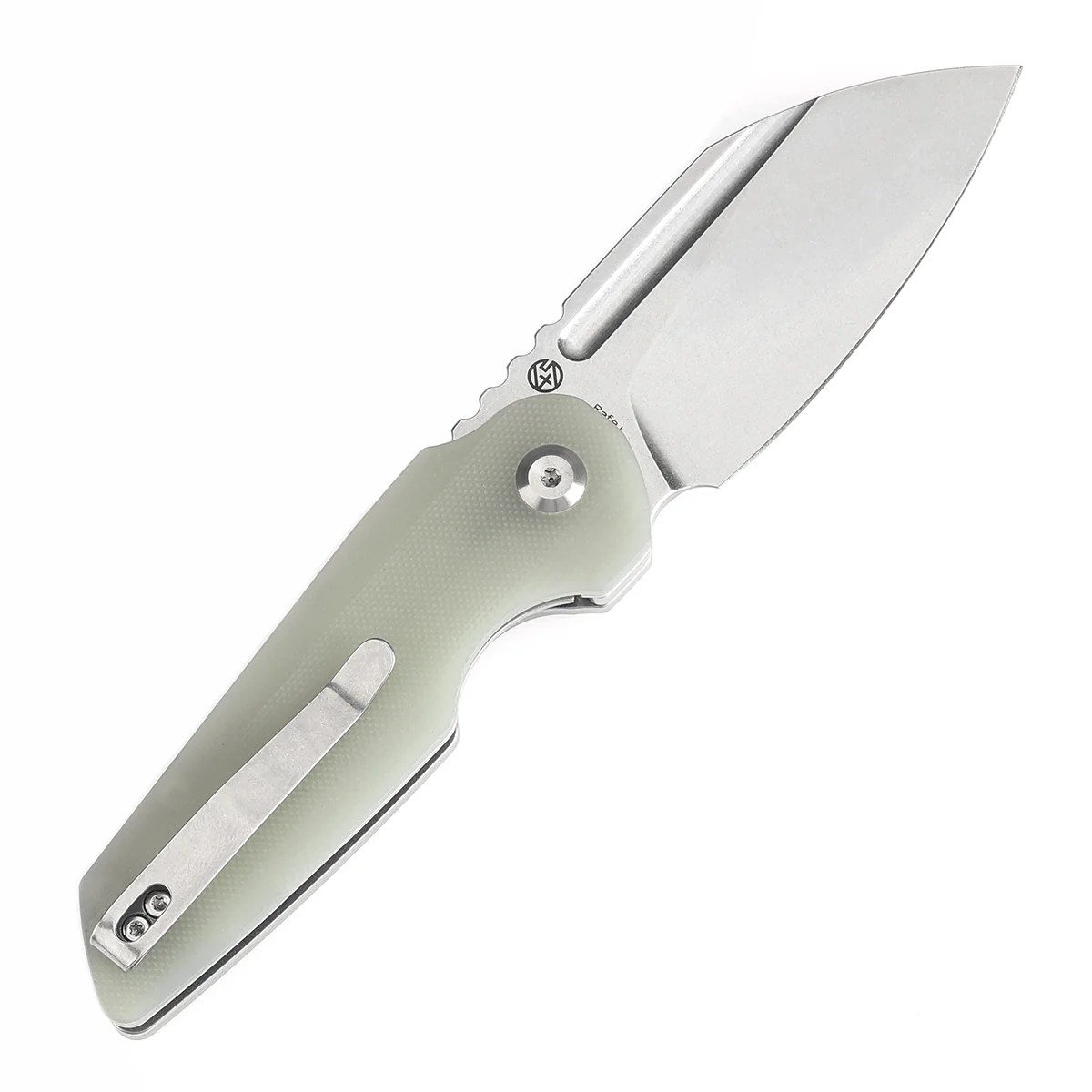 Tenable Rafe L Folding Knife Jade G10 Handle (3.19" Stonewashed 14C28N Blade) 4T5 Design--T1048A2 - Image 9